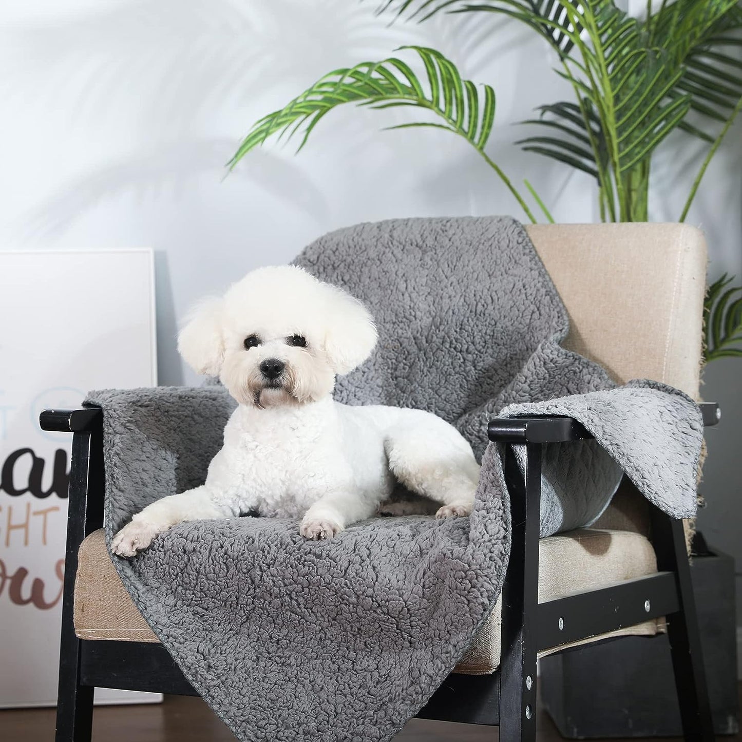 Washable Sherpa Pet Blankets for Medium and large Dogs and Cats