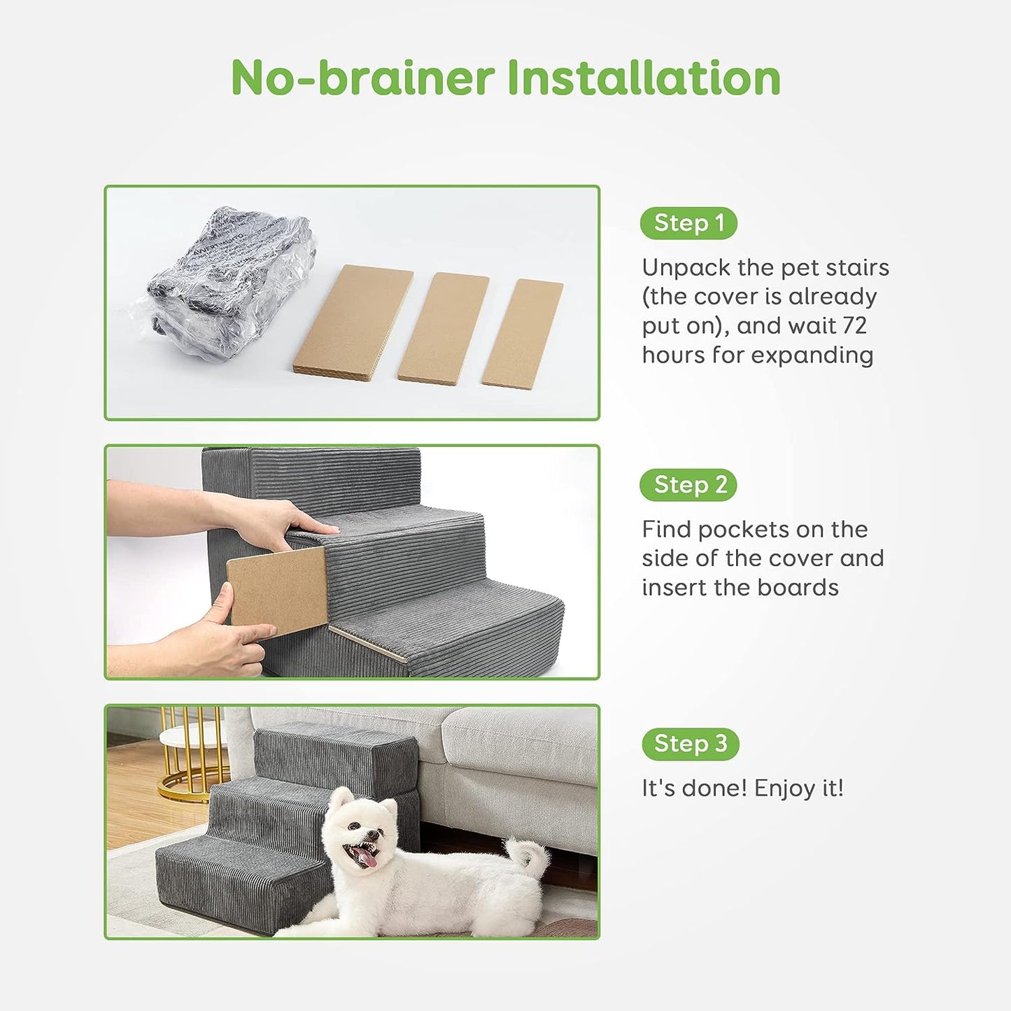 Dog Stairs & Steps for Small Dogs Cats