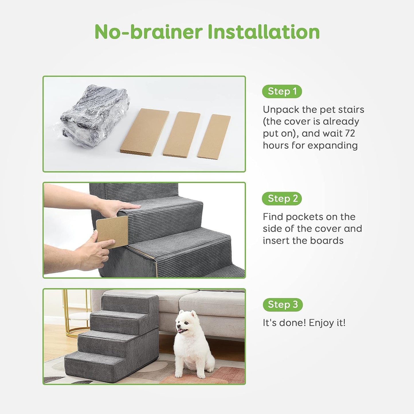 Dog Stairs & Steps for Small Dogs Cats