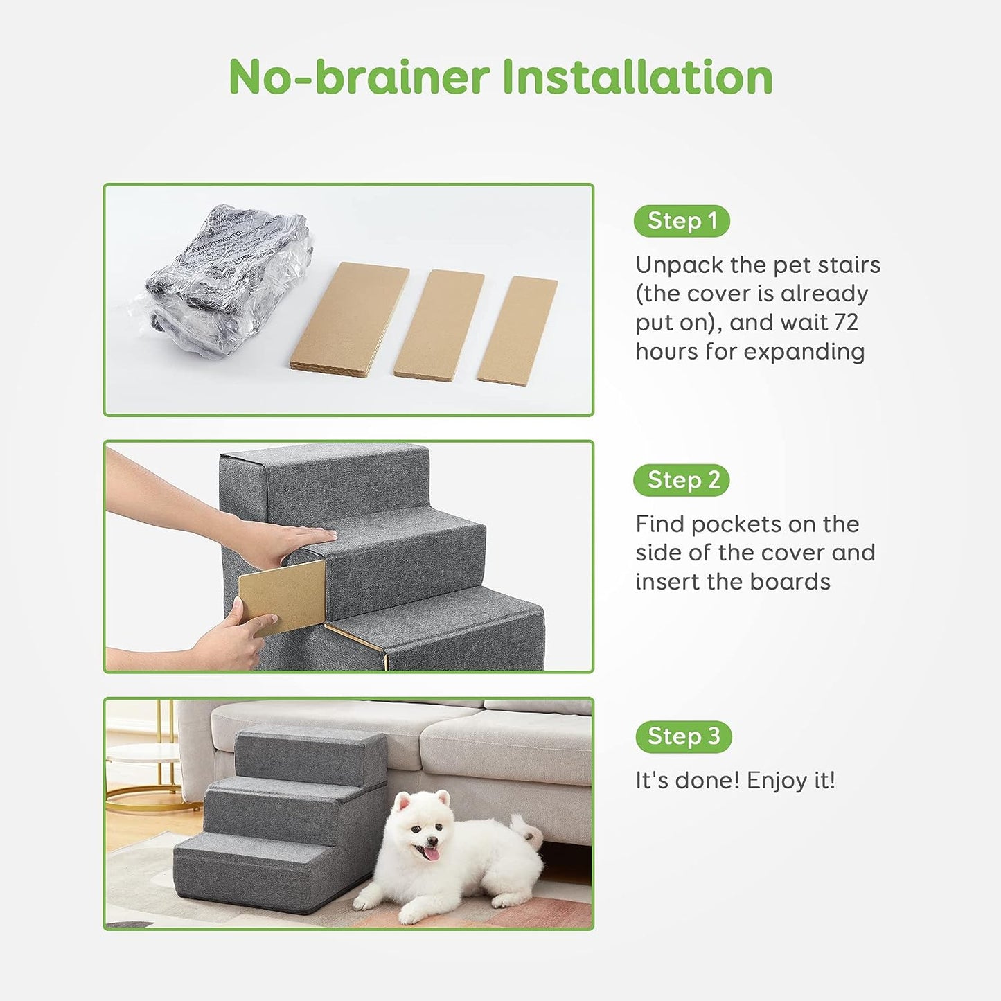 Dog Stairs & Steps for Small Dogs Cats