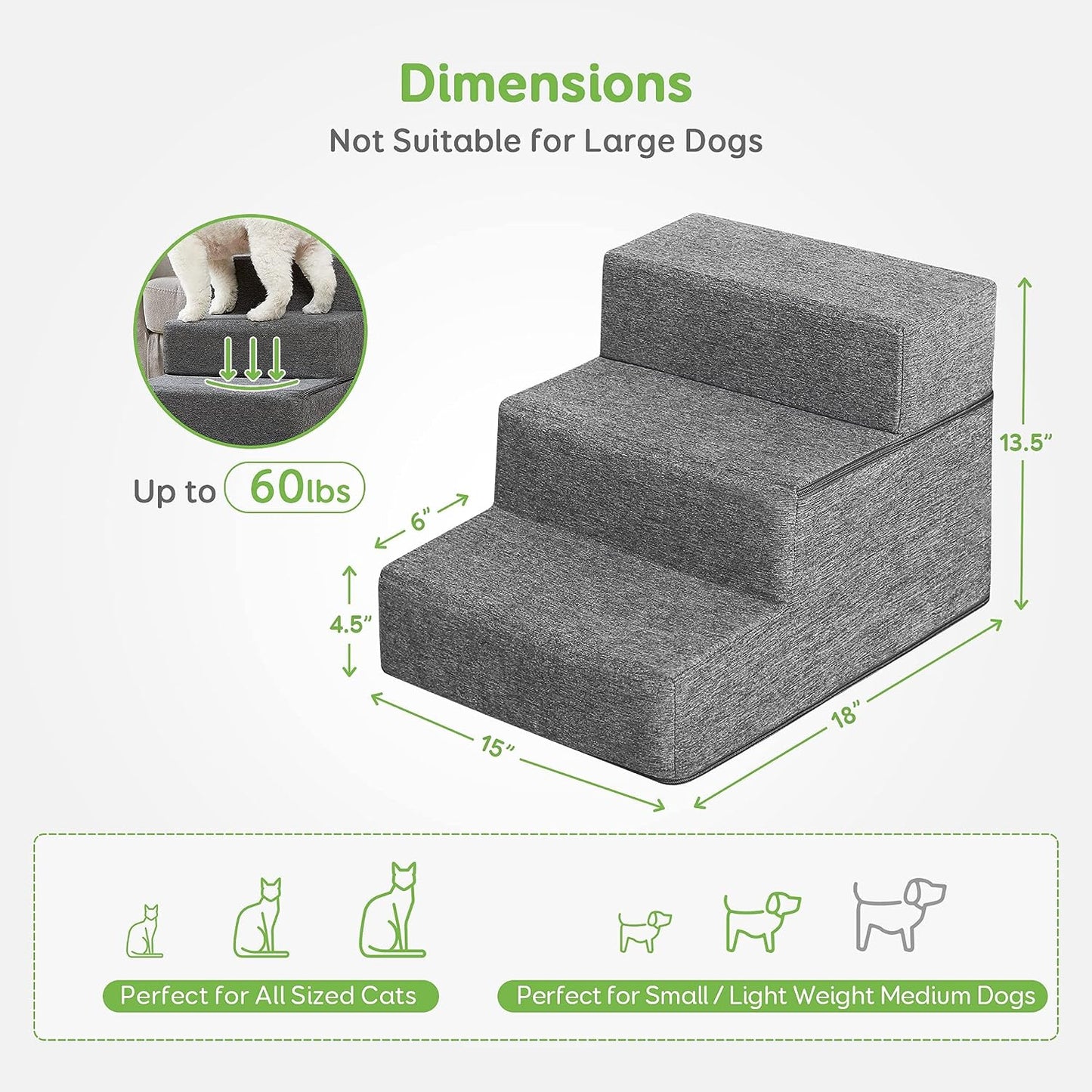 Dog Stairs & Steps for Small Dogs Cats