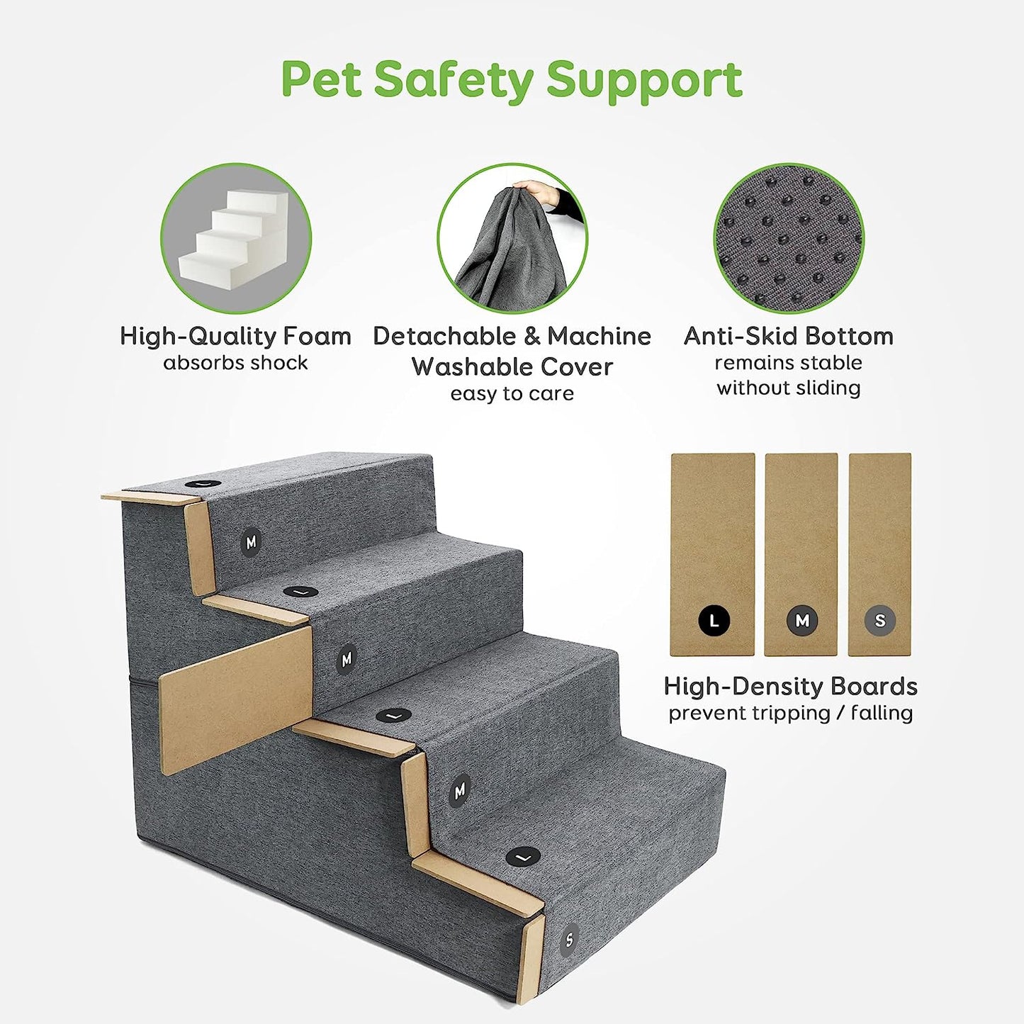 Dog Stairs & Steps for Small Dogs Cats