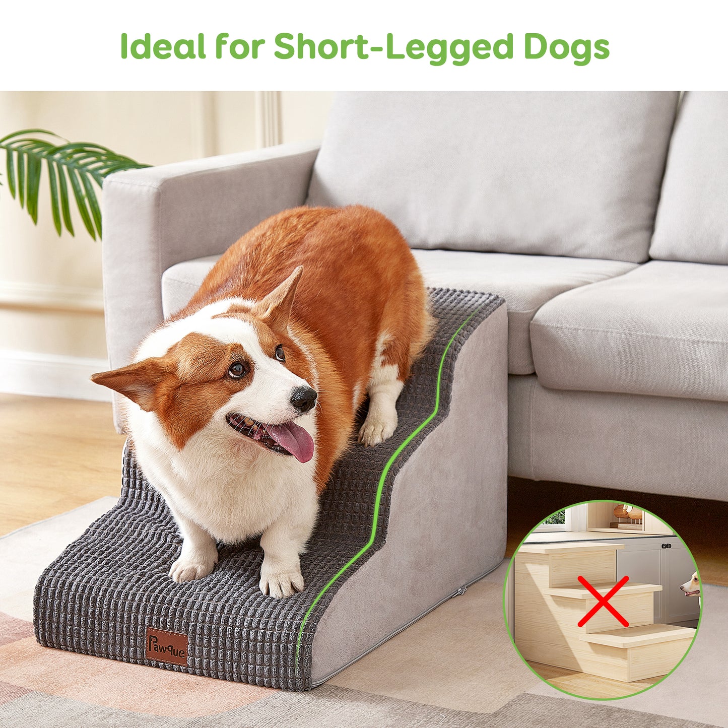 Dog Stairs and Ramp for High Bed Or Couch